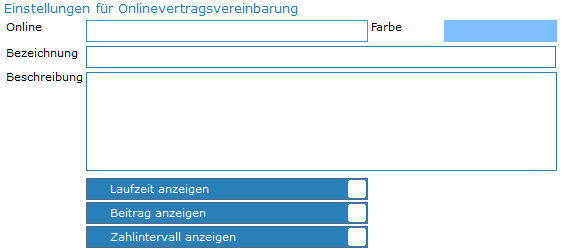 8. Einstellungen Onlinevertragsvereinbarung